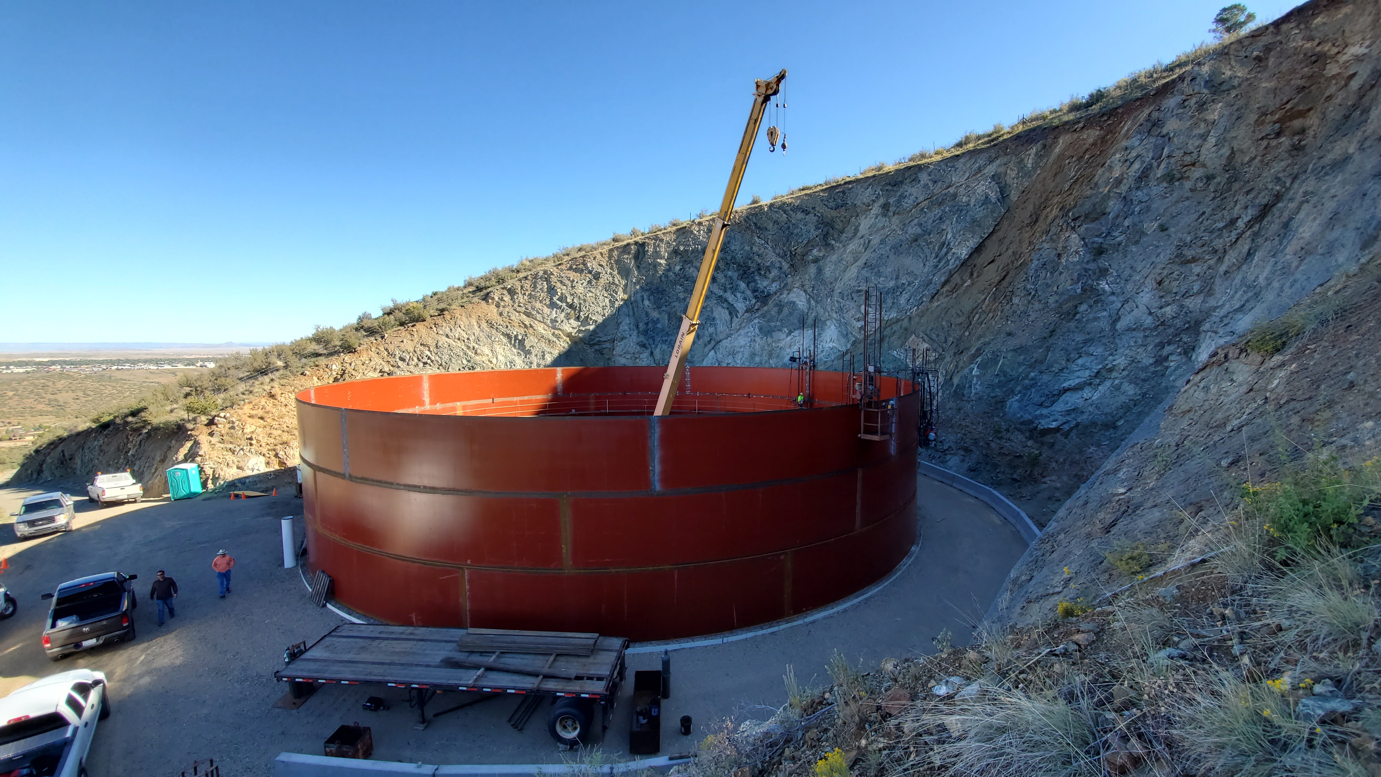STONERIDGE TANK AT 24' HIGH -ONE RING TO GO 2019-10-01