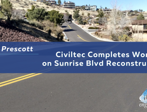 Civiltec Completes Work  on Sunrise Blvd Reconstruction