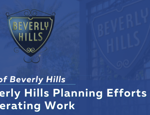 Beverly Hills Planning Efforts Generating Work