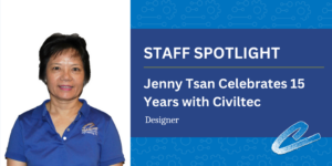Jenny Tsan Celebrates 15 years with Civiltec